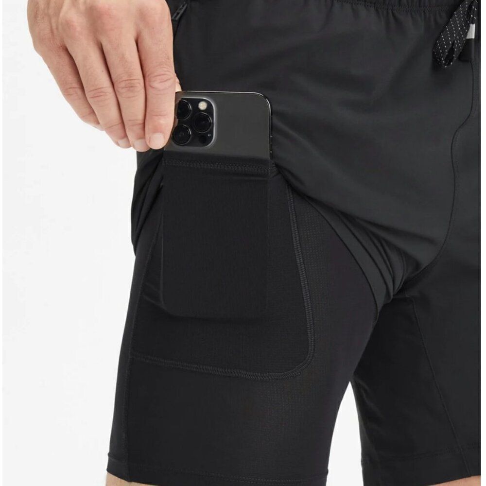 Fabletics The 7" one short lined NWT size xs Blac… - image 2